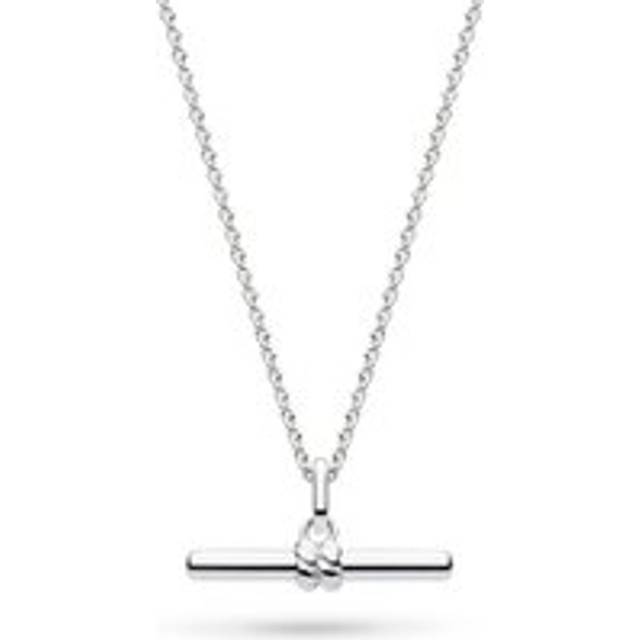 Kit Heath Silver Marina Rope T-Bar Necklace