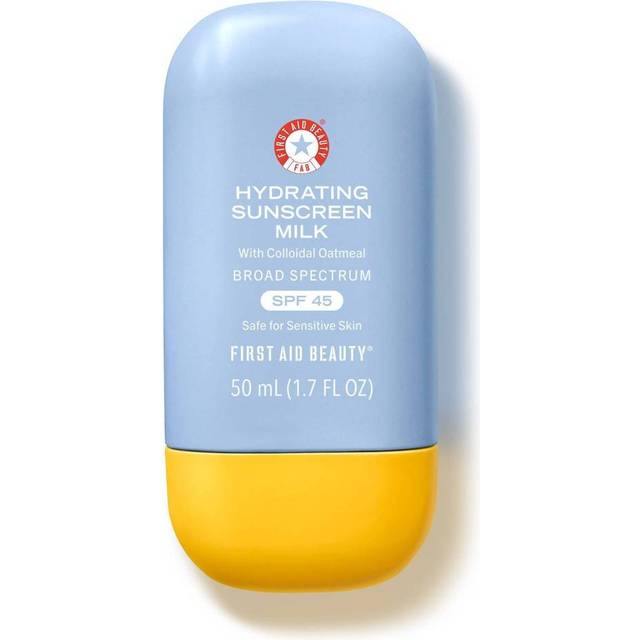 First Aid Beauty Hydrating Sunscreen Milk with Colloidal Oatmeal Spf 45 1.7 oz.