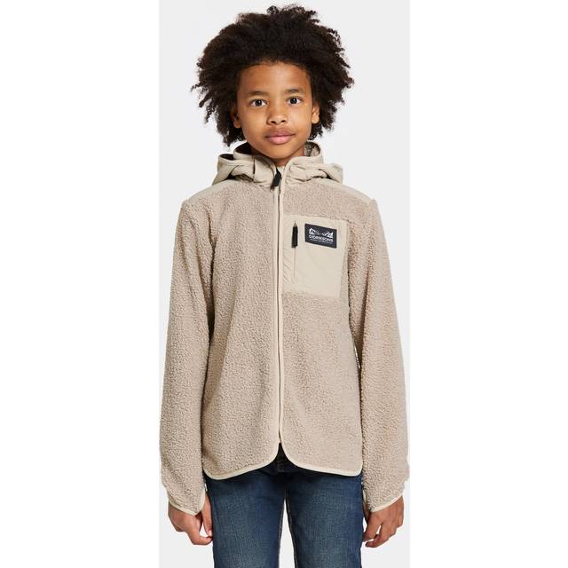 Didriksons Kids' Exa Full Zip 2 Beach Beige, 170