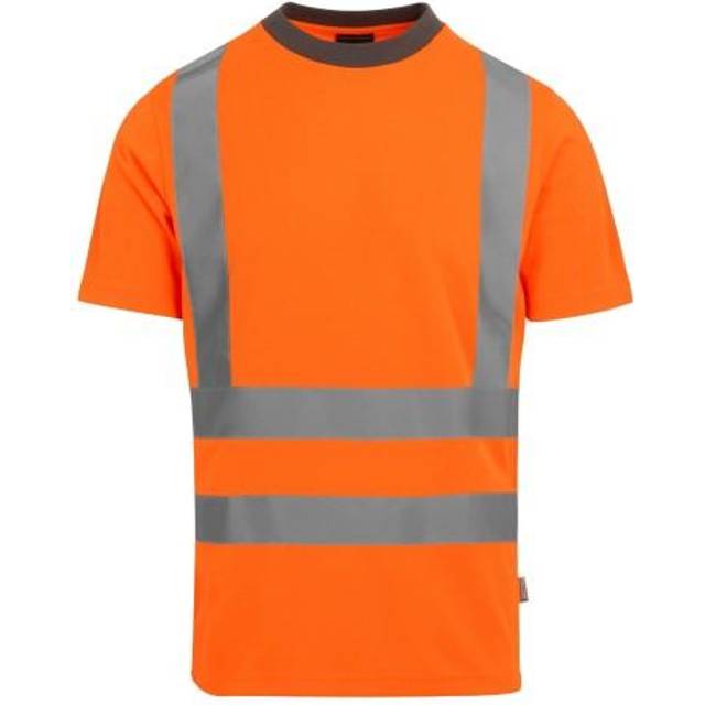 (S, Orange) Regatta Professional Mens Hi-Vis Safety T-Shirt