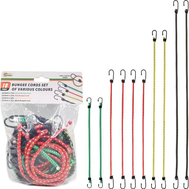 Bungee Cords with Hooks - Heavy Duty Bungee Straps with Ratchoox 10 4
