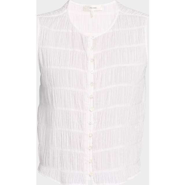 The Smocked Tank Top - WHITE - Small