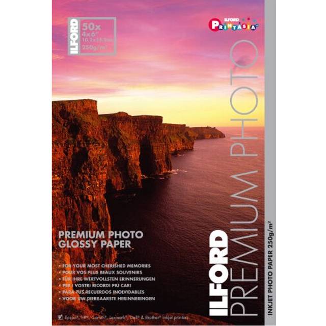 Premium Photo Paper 10 x 15 250 g Glossy 50 Sheets