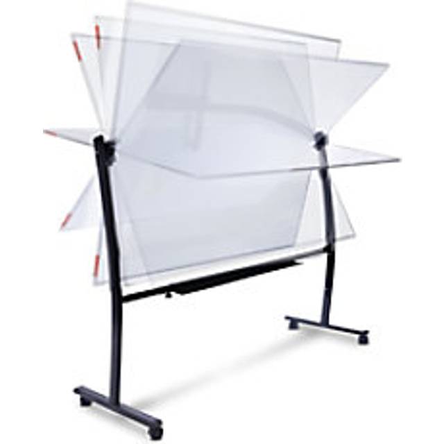 Rocada Visual line Whiteboard Stand 205 x 130 cm Black 6871-4