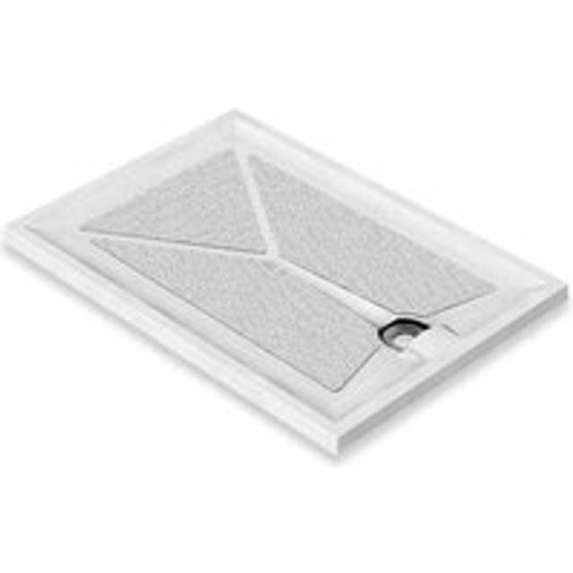 Akw braddan anti-slip grp rectangular shower tray 1200mm x 650mm