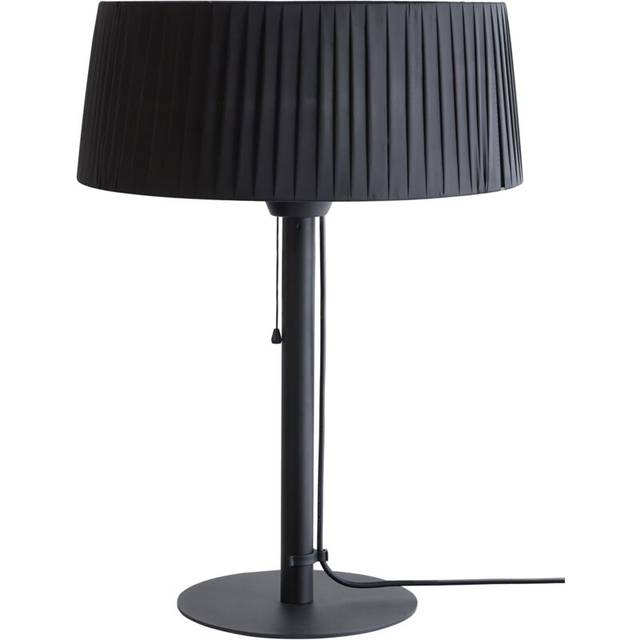 Beliani - Modern Portable Electric Halogen Patio Heater 1500 w Steel Garden Patio Outdoor Accessories Black Olleria