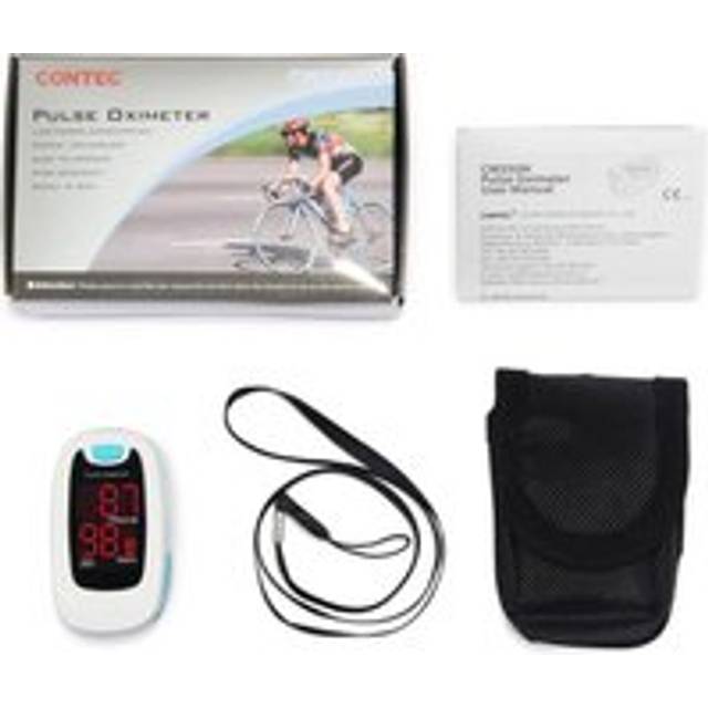 Contec cms 50 m 1 finger pulsoximeter b&#xE4;rbar puls spo 2 monitor blodsyrem&#xE4;tare sensor