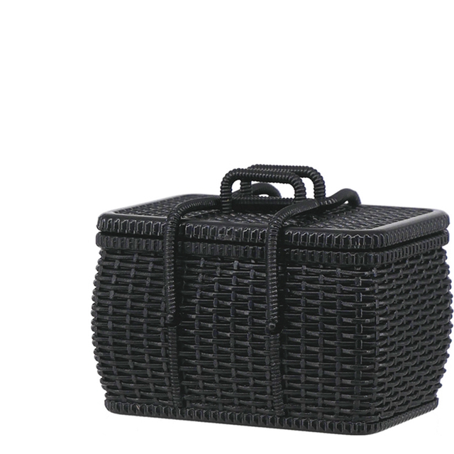 1/6 Model Furniture Accessories Bjdob11 Mini Braided Bamboo Baskets/Picnic Rattan Baskets, 4