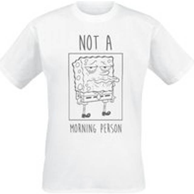 SpongeBob SquarePants T-Shirt - Not a morning Person - S to 3XL - for Men - white