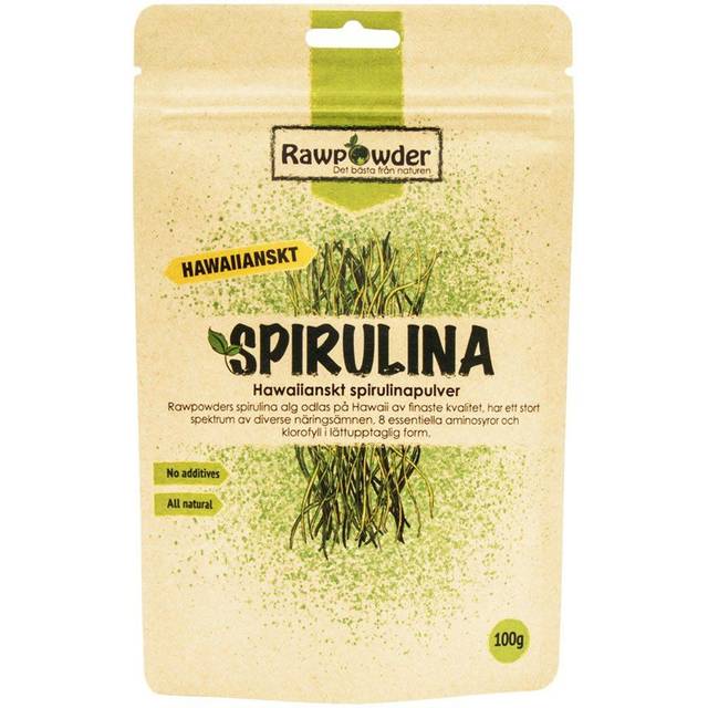 Rawpowder Spirulina pulver 100 gram