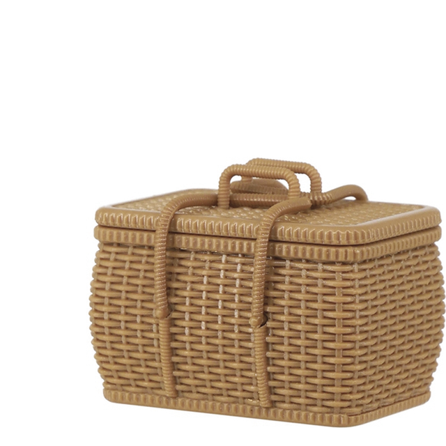1/6 Model Furniture Accessories Bjdob11 Mini Braided Bamboo Baskets/Picnic Rattan Baskets, 3