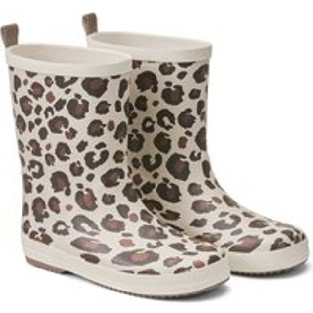 Kids Leopard Print Wellies - leopard print - 32 (13.5)