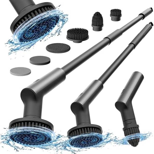 Hoto Electric Spin Scrubber Cordless Power Cleaning Brush Dual Speed Ipx7