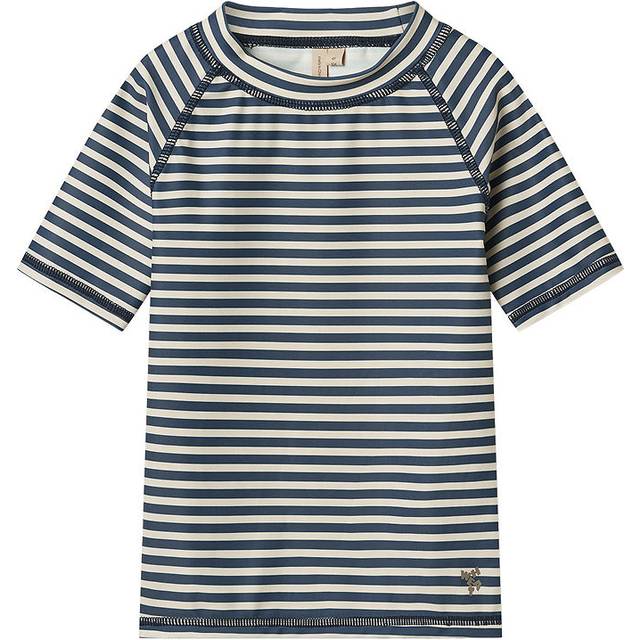 WHEAT - Kid's Swim T-Shirt S/S Jackie - Lycra size 122, grey