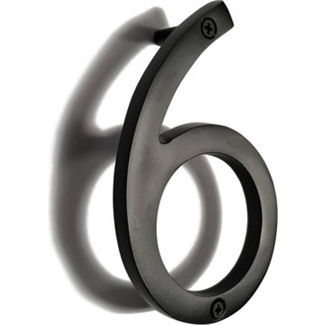6 Inch NAcH Floating Mount Shadow House Address Number For Outside or