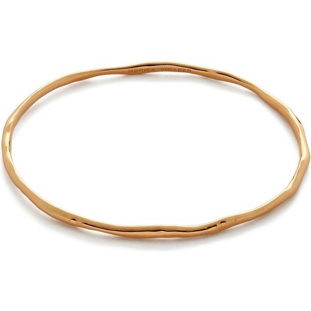 Monica Vinader - Siren muse bangle - women - Recycled Silver/18kt Gold - S
