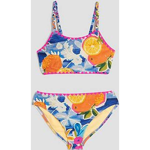 River Island Girls Blue Fruit Print Bikini Set - 11-12 Yrs