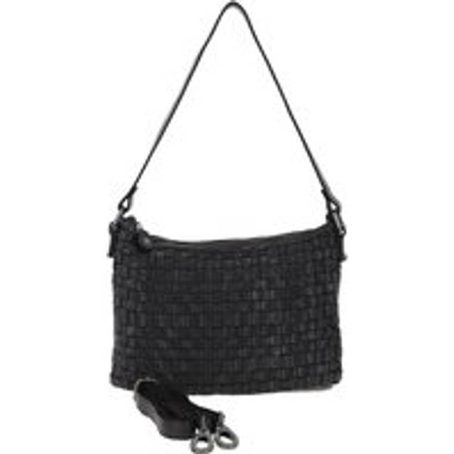 Womens 'Incanto Infinito' Vintage Woven Leather Shoulder Bag - Grey - One Size