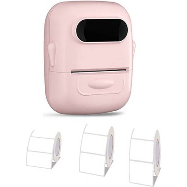 Portable label printer thermal printer inkless adhesive name sticker1260