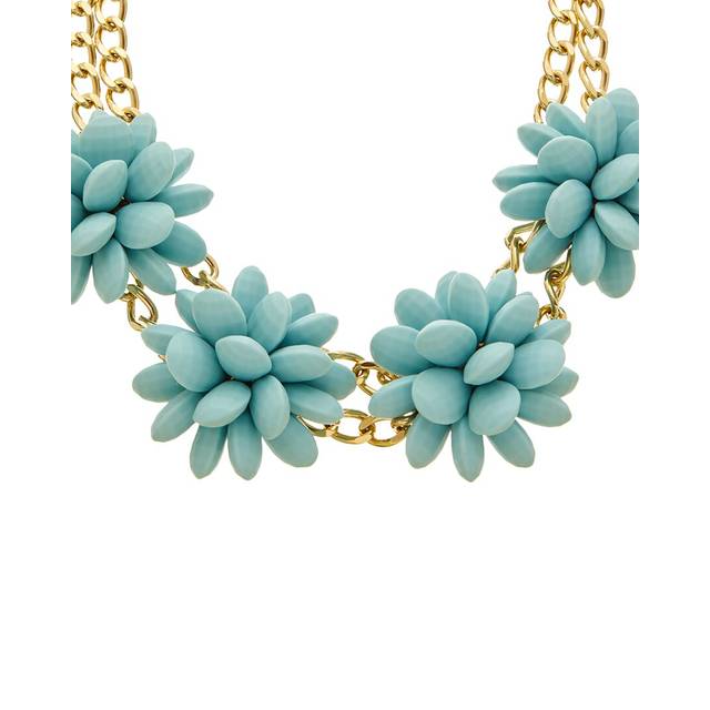 Carolina Herrera Resin Flower Necklace