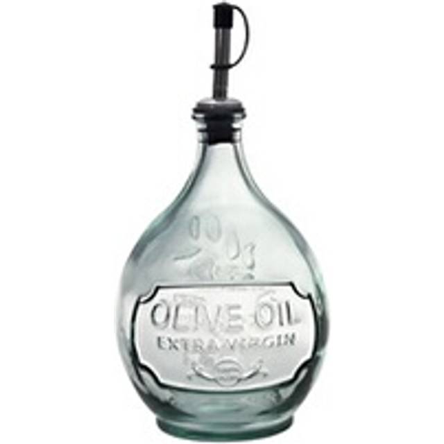 Vidrios San Miguel Recycled Glass Olive Oil Pourer,1L, Clear
