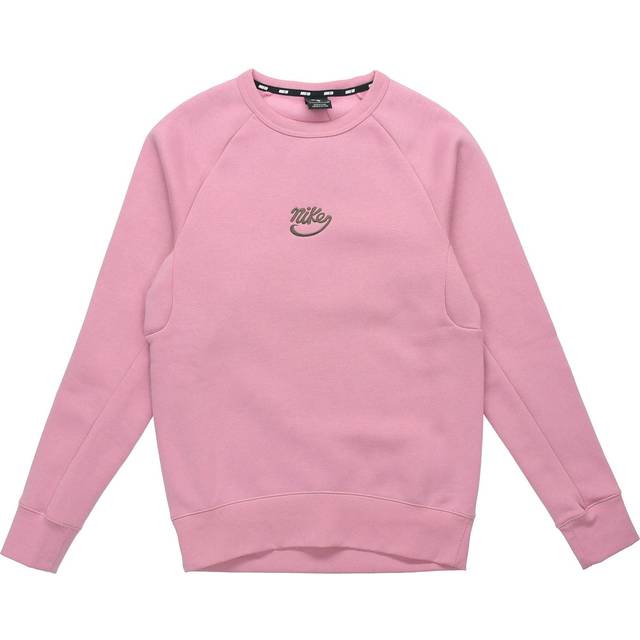 Nike SB Icon Skateboard Fleece Round Neck Pullover Pink 885846-678 - L