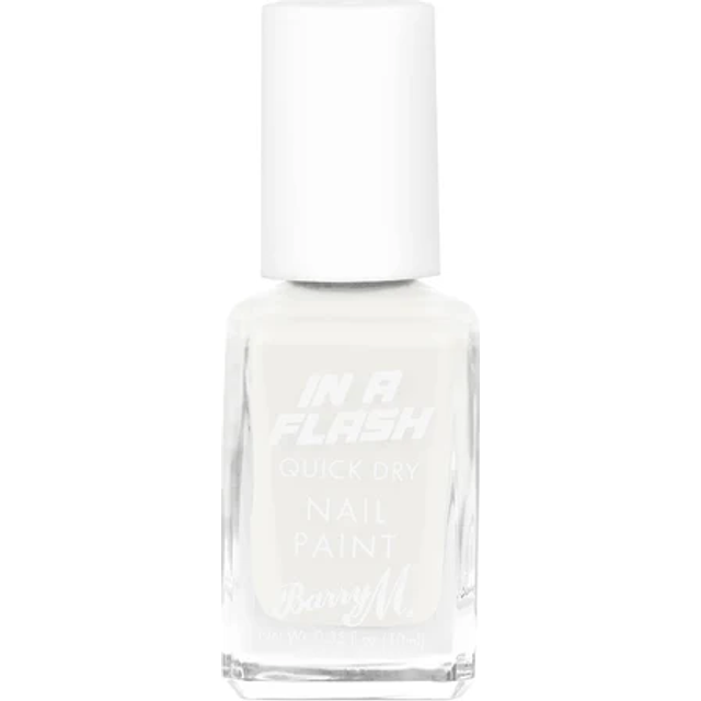 Barry M In A Flash Quick Dry Nail Paint - Whirl White