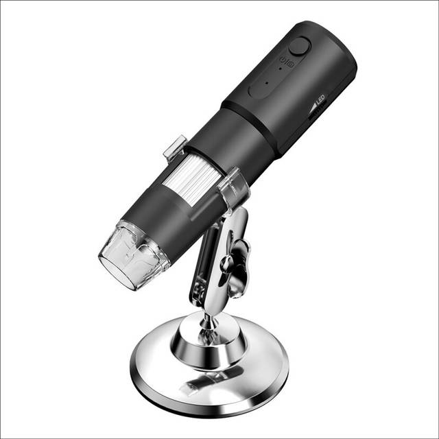 USB Digital Microscope 50X To 1000X, 8 LED Magnification Endoscope, Portable Mini Microscope Camera with Metal Stand