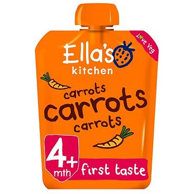 Ella's Kitchen Organic Carrots First Taste Baby Food Pouch 4+ months 70g
