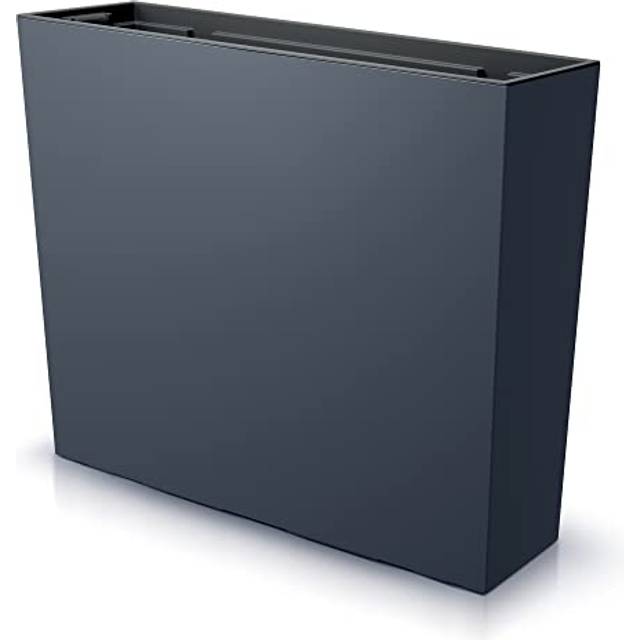 (Anthracite) Tall Rectangle Planter Floor Standing Plant Pot Trough