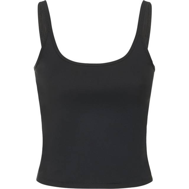 Girlfriend Womens Gemma Scoop Neck Tank Top - Black - xs
