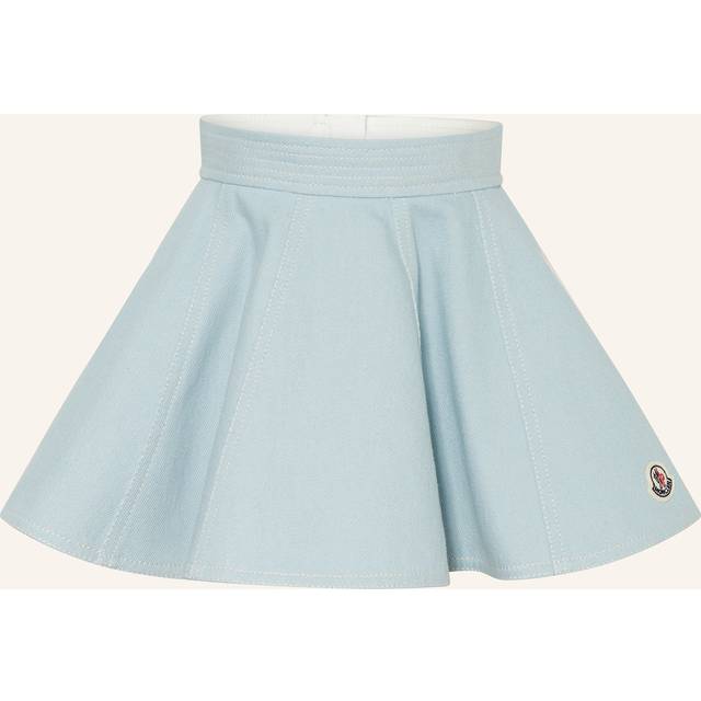 Moncler Enfant Girls Light Blue Denim Skirt - 8 year