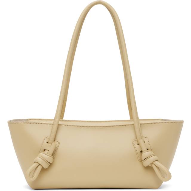 HEREU Off-White Fleca Baguette Shoulder Bag - Oat - UNI