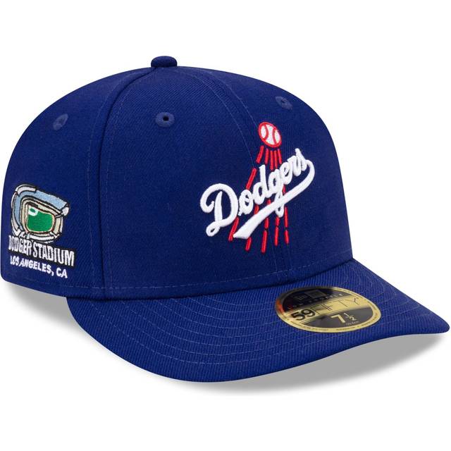LA Dodgers MLB Team Logo Dark Blue Low Profile 59FIFTY Fitted Cap newera adult unisex Blue newera adult unisex Blue newera adult unisex Blue newera ad - 8