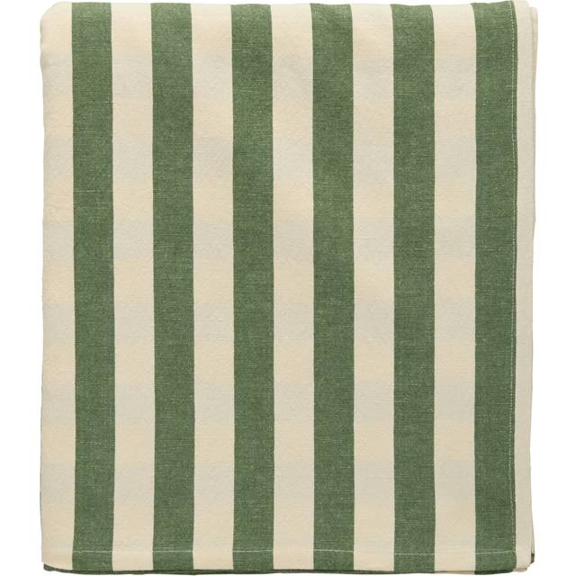 Block Stripe Tablecloth 140x240 cm, Green