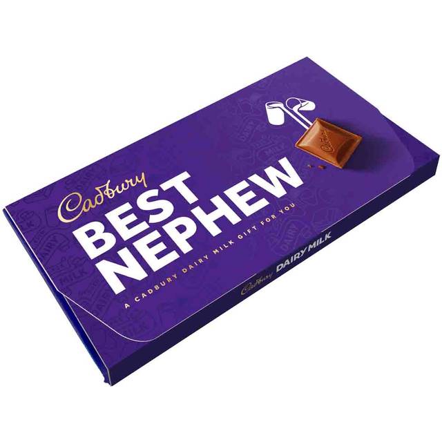 Cadbury Best Nephew Dairy Milk Chocolate Bar with Gift Envelope