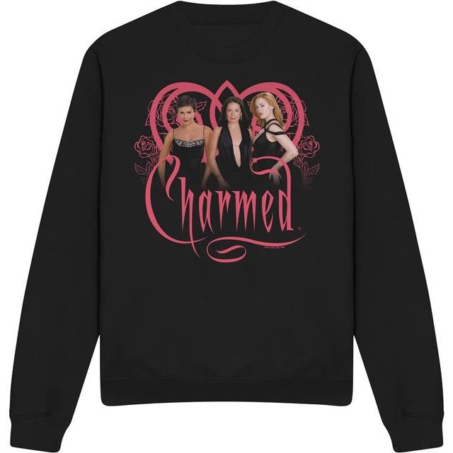 (S, Black) Charmed Unisex Adult Girls Sweatshirt