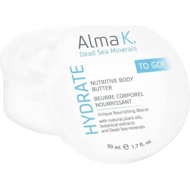 ALMA K Nutritive Body Butter Mini - Body Butter for Women - With Dead Sea Minerals - Shea Body Butter Cream - Body Butter for Dry Skin - 1.7 oz