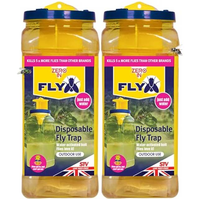 T ZERO IN FLY MAX Fly Trap Pack of 2