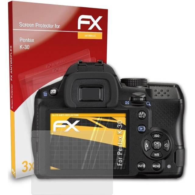 Atfolix 3x screen protection film for pentax k-30 matt&shockproof