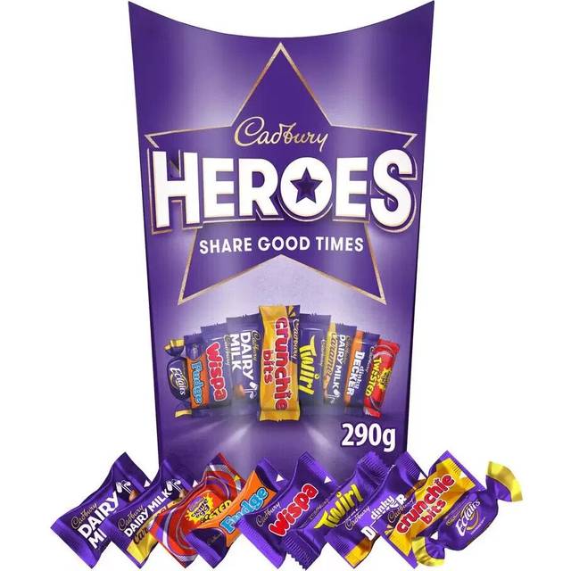 Cadbury heroes chocolate box 290g pack of 2