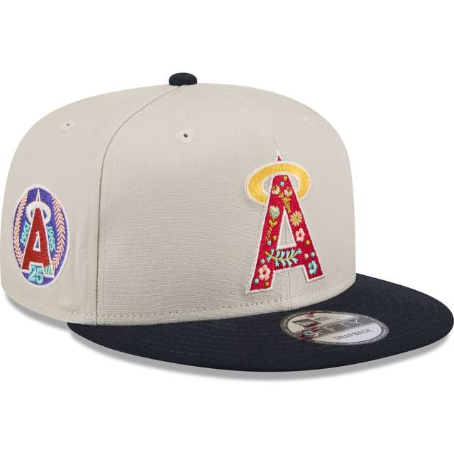 LA Angels Floral Fill Light Beige 9FIFTY Snapback Cap newera adult unisex Cream newera adult unisex Cream newera adult unisex Cream newera adult unise - Osfm