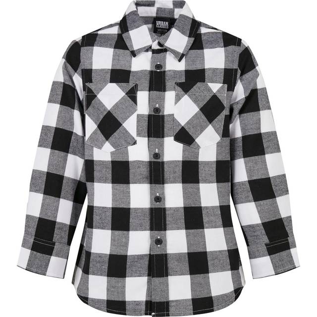 Urban Classics Boys Checked Flannel Shirt