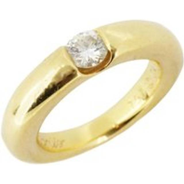Womens Preloved Solitaire Diamond Ring Wo - Gold - Metallics - One Size