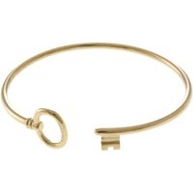 Preloved Key Bangle Bracelet Gold Women - Metallics - One Size