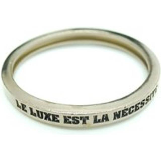 Preloved Bangle Bracelet Unisex - Silver - Grey - One Size