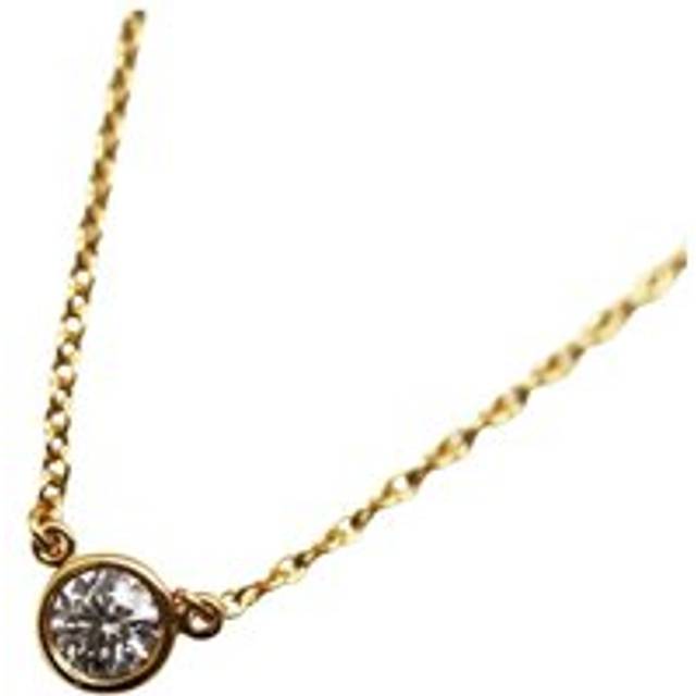 Womens Preloved Bezet Diamond Pendant Necklace Wo - Gold - Metallics - One Size