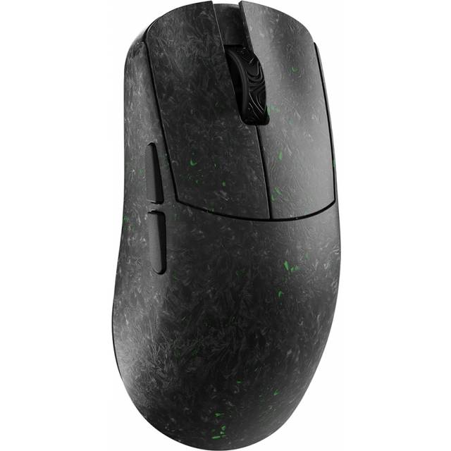 WLMouse YING Forged Carbon Fiber Trådlös Gamingmus - Svart (Glow)