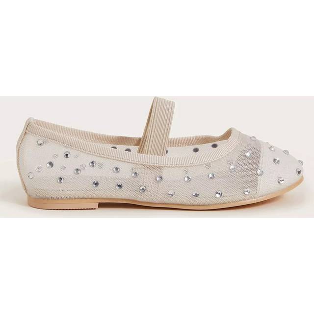 Monsoon Kids' Diamante Ballerina Shoes
