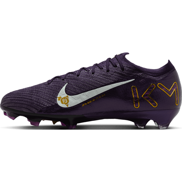 Nike Air Zoom Mercurial Vapor 16 Elite FG Mbappé Personal Edition - Lila/Vit - Gräs (FG) - ['Lila'] (46)